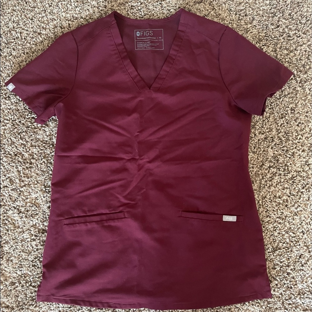 Burgundy Figs Scrub Set